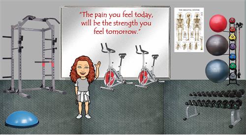 Gym bitmoji 